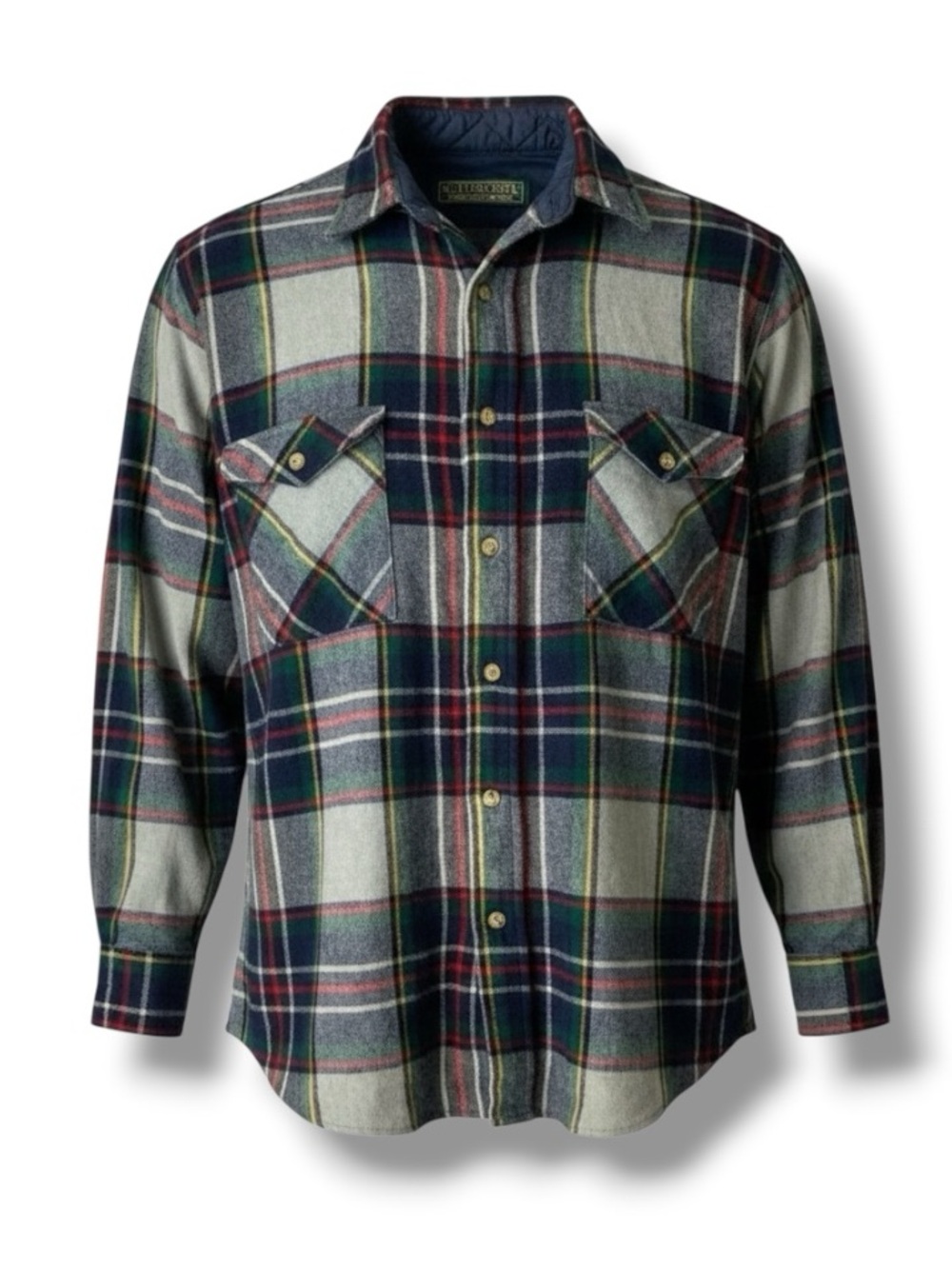 Vintage LEVI’S Sutter Creek Plaid Flannel Shirt Wool Blend Multicolor Small